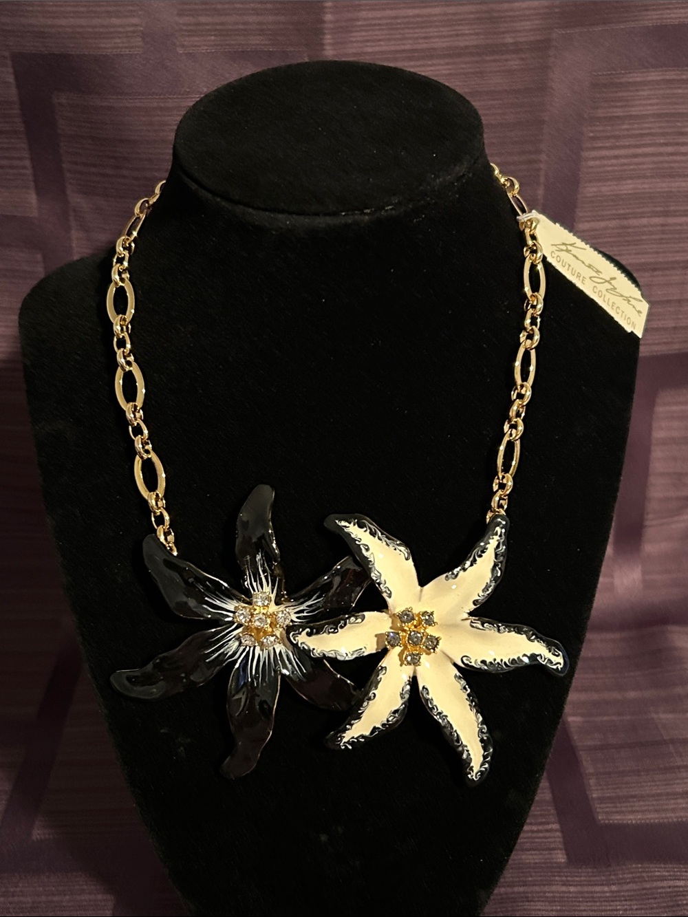 Kenneth Jay Lane “Lillies” Necklace